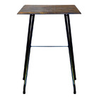 Conjunto Mesa Dobrável Com 2 Cadeiras Rústico Imbuia