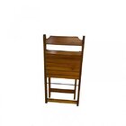 Conjunto Mesa Dobrável Em Madeira Maciça 120x70 Com 4 Cadeira