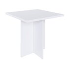 Conjunto Mesa E 4 Bancos Estofados Verona  Branco