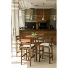 Conjunto Mesa E 4 Banquetas Mestra Móveis Marrom