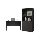 Conjunto Mesa E Armário Day Preto