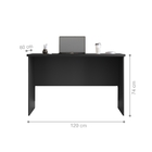 Conjunto Mesa E Armário Day Preto