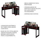Conjunto Mesa E Armario Gamer Me4141 Me4152 Tecno Mobili