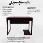 Conjunto Mesa E Armario Gamer Me4161xme4164 Tecno Mobili