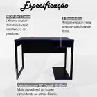 Conjunto Mesa E Armario Gamer Me4161xme4164 Tecno Mobili