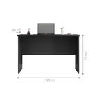 Conjunto Mesa E Balcão Carol Preto