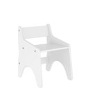 Conjunto Mesa E Cadeira Infantil Montessori  Branco