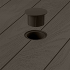 Conjunto Mesa E Cadeira Plástica 04 Un Baru Marrom Rimax