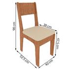 Conjunto Mesa E Cadeiras Para Sala De Jantar Mc01 Novam