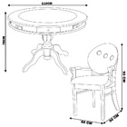 Conjunto Mesa E Poltrona De Jogos Carteado 2 Lugares