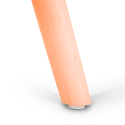 Conjunto Mesa Eames Preta 110cm E 5 Cadeiras Colmeia Preta