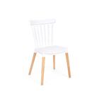 Conjunto Mesa Eiffel Branca 120x80 + 4 Cadeiras Windsor - Bra