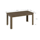 Conjunto Mesa Elástica 8 Cadeiras Com Estofado Móveis Canção