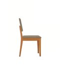 Conjunto Mesa Elma Com 4 Cadeiras Em Madeira Maciça Fendi