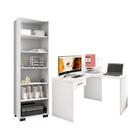 Conjunto Mesa Em L E Livreiro Katharine Branco Trama