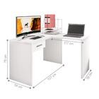 Conjunto Mesa Em L E Livreiro Katharine Branco Trama