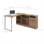 Conjunto Mesa Escritório Iron Montana