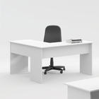 Conjunto Mesa Escritório Paiva Branco