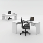 Conjunto Mesa Escritório Paiva Branco