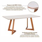 Conjunto Mesa Espanha Com 6 Cadeiras Madeira Maciça, Multilam