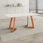 Conjunto Mesa Espanha Com 6 Cadeiras Madeira Maciça, Multilam