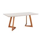 Conjunto Mesa Espanha Com 6 Cadeiras Madeira Maciça, Multilam