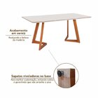 Conjunto Mesa Espanha Com 6 Cadeiras Madeira Maciça, Multilam