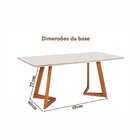 Conjunto Mesa Espanha Com 6 Cadeiras Madeira Maciça, Multilam