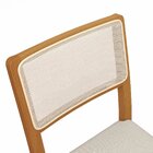 Conjunto Mesa Eva Com 6 Cadeiras Em Madeira Maciça Caqui