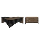 Conjunto Mesa Executiva E Balcão Wycombe Charuto Preto