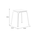 Conjunto Mesa Extensível 2 Banquetas Branco