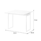 Conjunto Mesa Extensível 2 Banquetas Branco