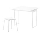 Conjunto Mesa Extensível 2 Banquetas Branco