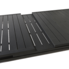 Conjunto de Mesa Extensível 8 Cadeiras 76x100x180/240cm Alumínio Marrom Odyssea II Naterial