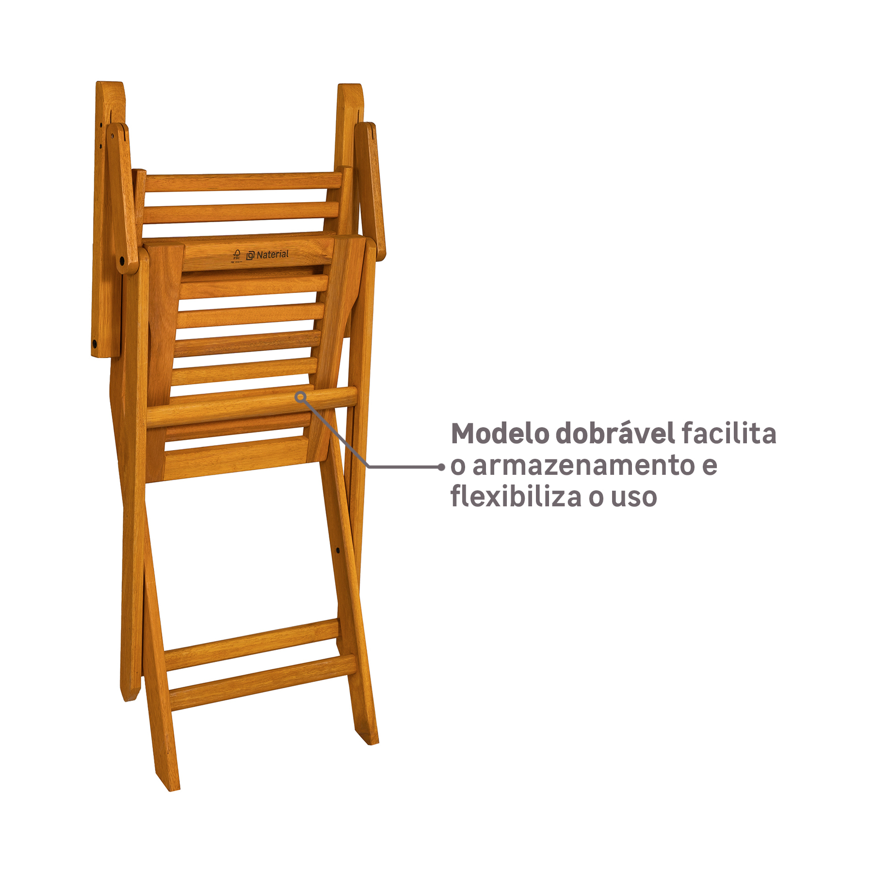 Conjunto para Jardim Mesa com 8 Cadeiras Solarium Naterial