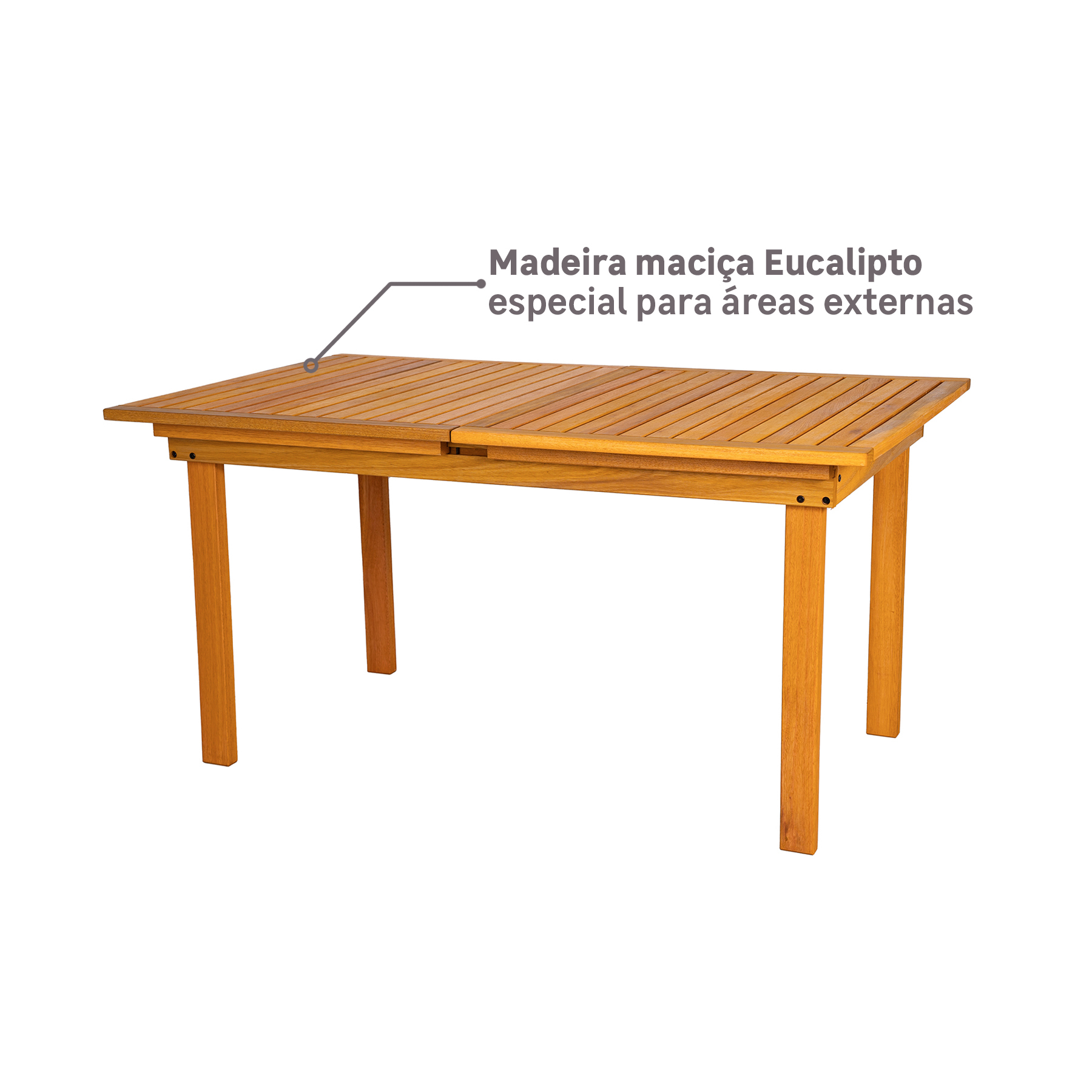 Conjunto para Jardim Mesa com 8 Cadeiras Solarium Naterial