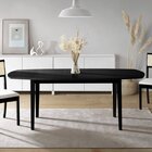 Conjunto Mesa Extensível Oval 4 Cadeira Madeira Maciça Encost