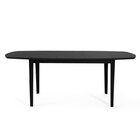 Conjunto Mesa Extensível Oval 6 Cadeira Madeira Maciça Encost
