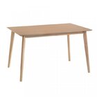Conjunto Mesa Finlândia 120x73,5cm Tampo Mdf Com 6 Cadeiras E