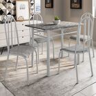 Conjunto Mesa Genebra Com Cadeiras Alicante - Fabone - Branco