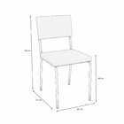 Conjunto Mesa Geneva 6 Cadeiras Zaria Preto/nogueira/bege