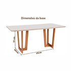Conjunto Mesa Grécia Com 6 Cadeiras Madeira Maciça, E Estofad