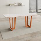 Conjunto Mesa Grécia Com 6 Cadeiras Madeira Maciça, Multilami