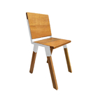 Conjunto Mesa Industrial Bernardo Madeira Maciça 2,50mx100cm