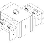 Conjunto Mesa Infantil Com 2 Bancos Liv Kids Branco