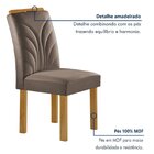 Conjunto Mesa Isadora 120cmx90cm Com 4 Cadeiras Carolina Tamp