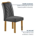 Conjunto Mesa Isadora 170cmx90cm Com 6 Cadeiras Carolina Tamp