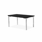 Conjunto Mesa Iza 120x90cm Tampo Mdf/vidro 4 Cadeiras Natani