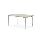 Conjunto Mesa Iza 120x90cm Tampo Mdf/vidro 4 Cadeiras Natani