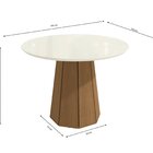 Conjunto Mesa Jade Com 4 Cadeiras 105cm X 80cm X 105cm Euca/